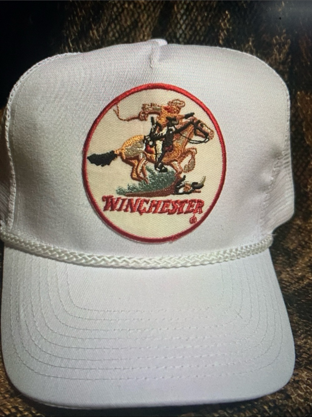 White Embroidered Trucker cup-1